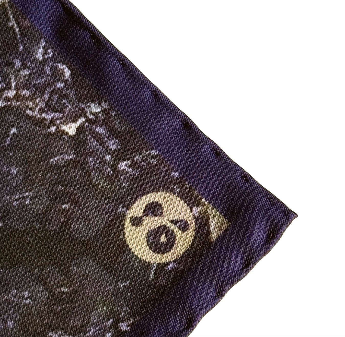 The rolled hem, the image's final line