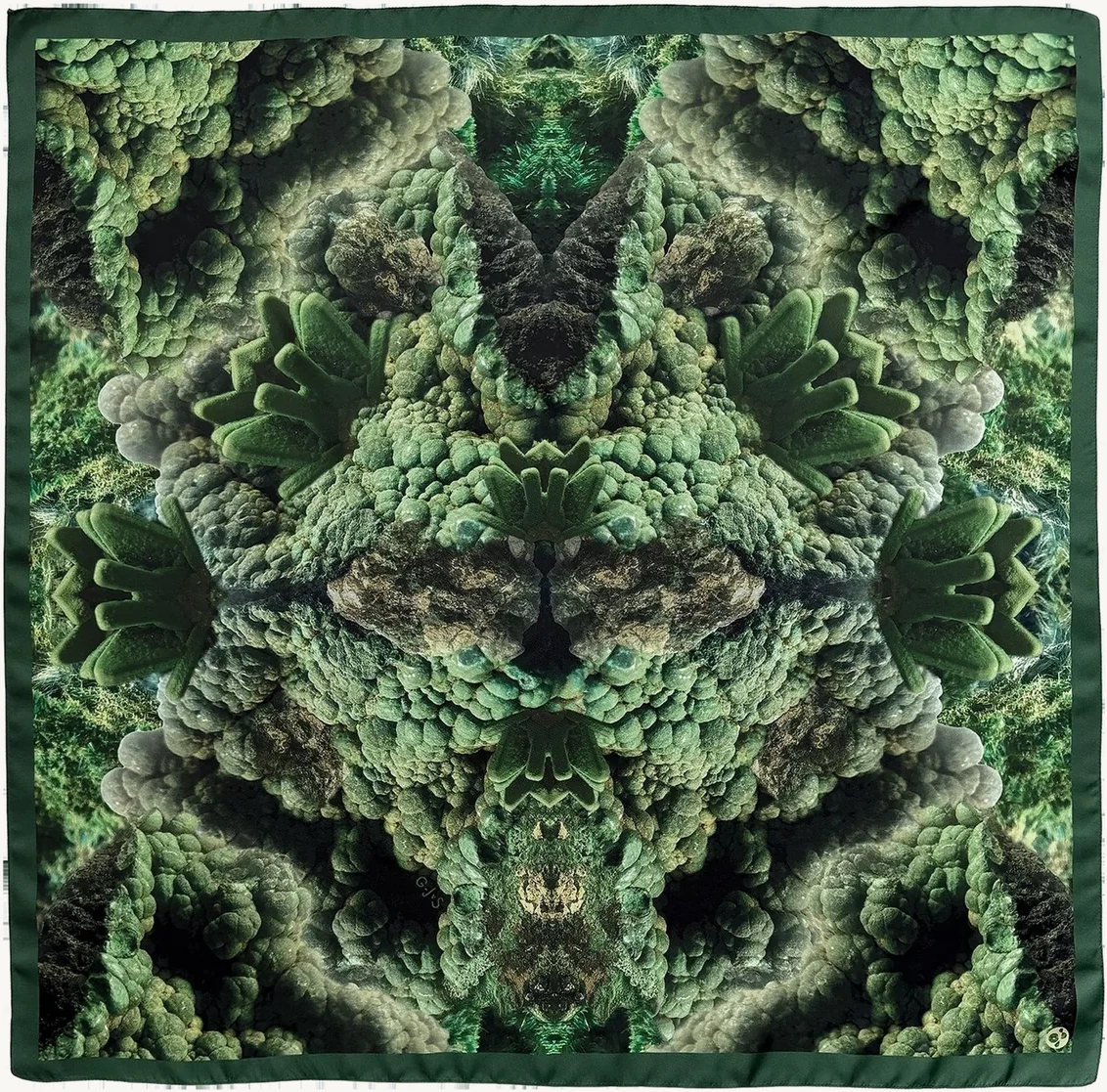 Sylve — 87 × 87 cm — 100 % soie